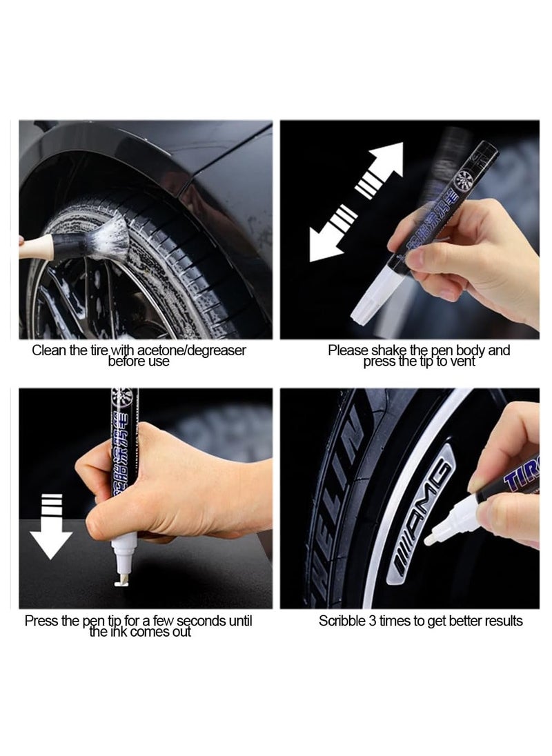 Car Motorcycle Tyre Writing Pen, Quick Dry Waterproof and Friction Resistant Writing Pen, Suitable for All Kinds of Tires and Minor Car Scratches (Red) - pzsku/Z16203B40EC111882BE8FZ/45/_/1702305935/b503b80b-b485-4287-ac2e-cfd3ab3ffc4e