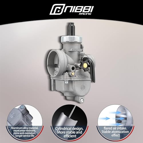 NIBBI PE24 Carburetor 24mm Carb Motorcycle Carburetor with Carb Jets Fit 125cc—150cc Motorcycle Engine for Dirt Bike Mini Bike ATV Apollo TaoTao - Image 4