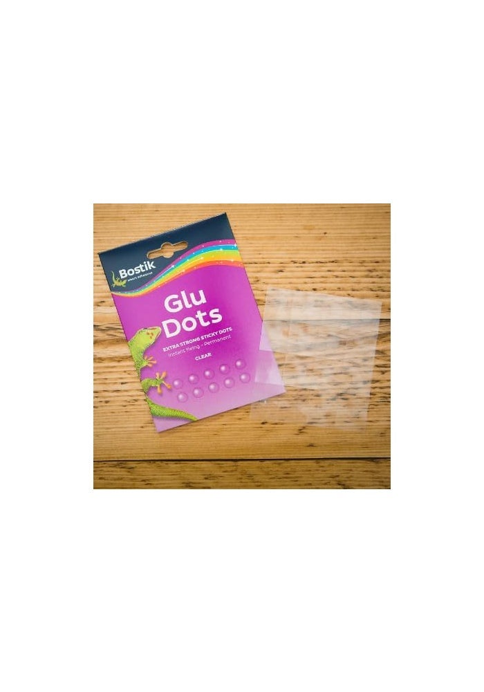 بوستيك عبوة لاصقة يدوية من بوستيك بلو تاك، 45 جم، معجون لاصق قابل لإعادة الاستخدام وغير سام + نقاط لاصقة من بوستيك - قوية جدًا، 64 × نقاط - Image 2