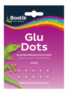 Bostik Bostik Glue Dots Extra Strong 64 Dots + Blu Tack Square Blue Pack of 2 Back to School Bundle Offer  - Image 2