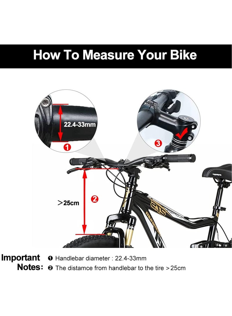 DUNISO Bike Front Carrier Basket Waterproof Bicycle Handlebar Front Basket Removable Small Pet Cat Dog Carrier Quick Release Detachable Cycling Bag Canvas Basket Black - Image 4
