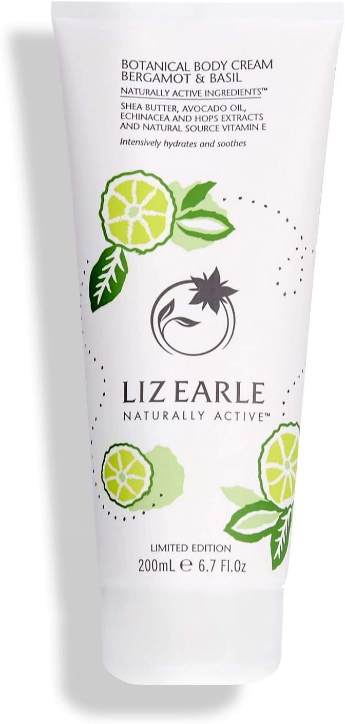 LIZ EARLE Botanical Body Cream BERGAMOT BASIL 200ml