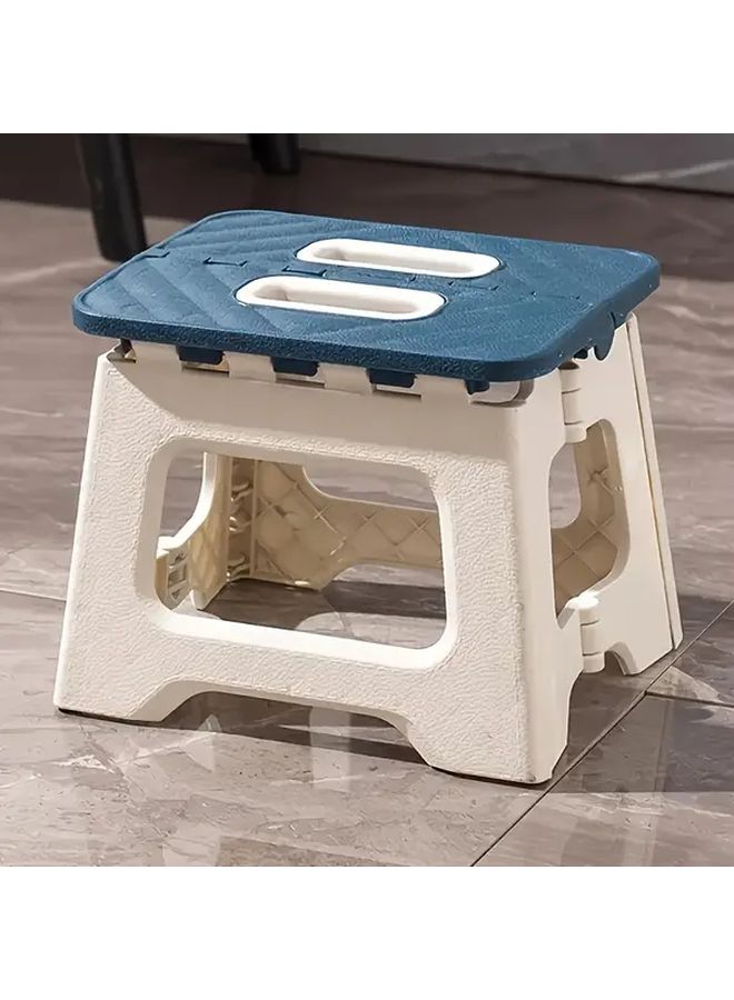 Sakura Pink Folding Step Stool Lightweight Portable Stool With Handle And Non Slip Design For Kitchen Bathroom Bedroom Outdoor Camping Hiking BBQ - Image 4