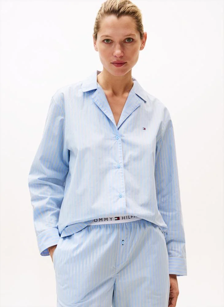 TOMMY HILFIGER Logo Striped Shirt