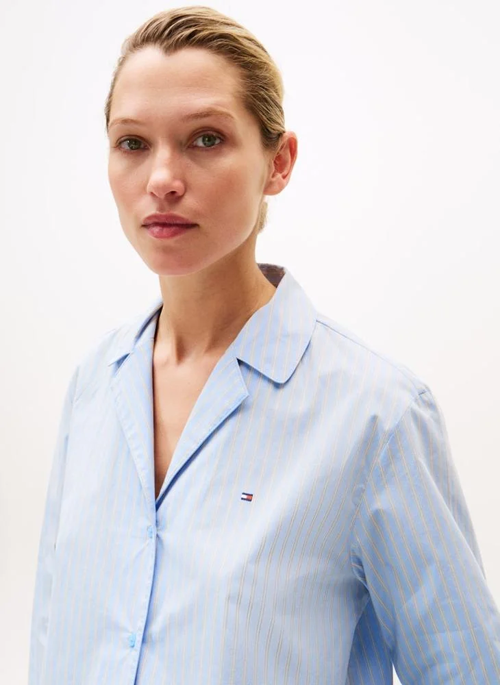 TOMMY HILFIGER Logo Striped Shirt