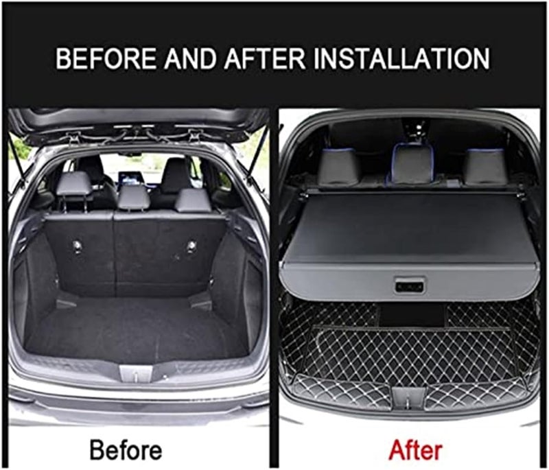 DEMULAX Retractable Cargo Cover for Toyota C-HR 2016-2021 - Image 5
