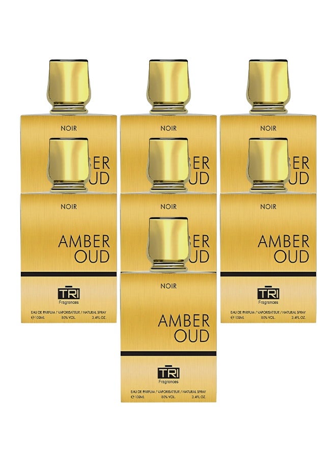 عطور TRI 7 قطع عطر عنبر عود نوار للجنسين 100 مل - Image 1