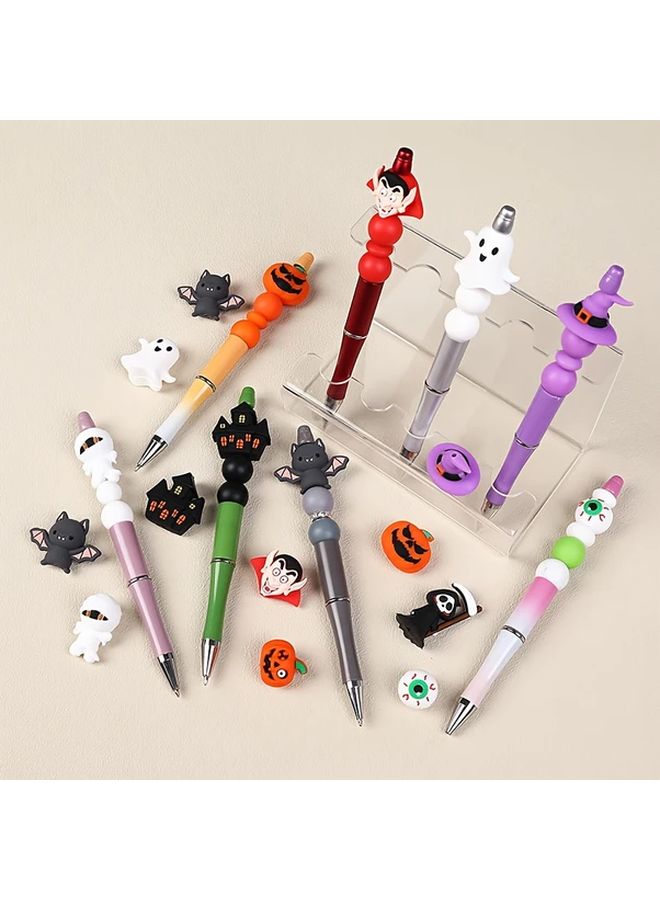 خرز السليكون لهالوين الخفاش المخيف المومياء قرعة قبعة الساحرة حرف يدوية لمصنوعات المجوهرات - Image 4