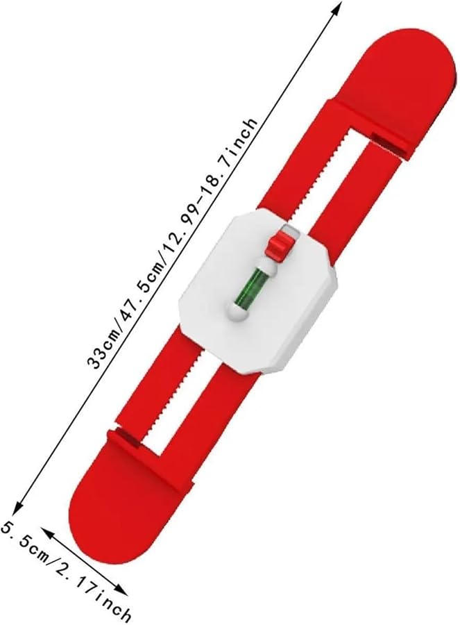 حامل مكيف الهواء ذو الفتحة المزدوجة مسطرة مستوى اللوحة 12.99 إلى 18.7 بوصة - Image 5