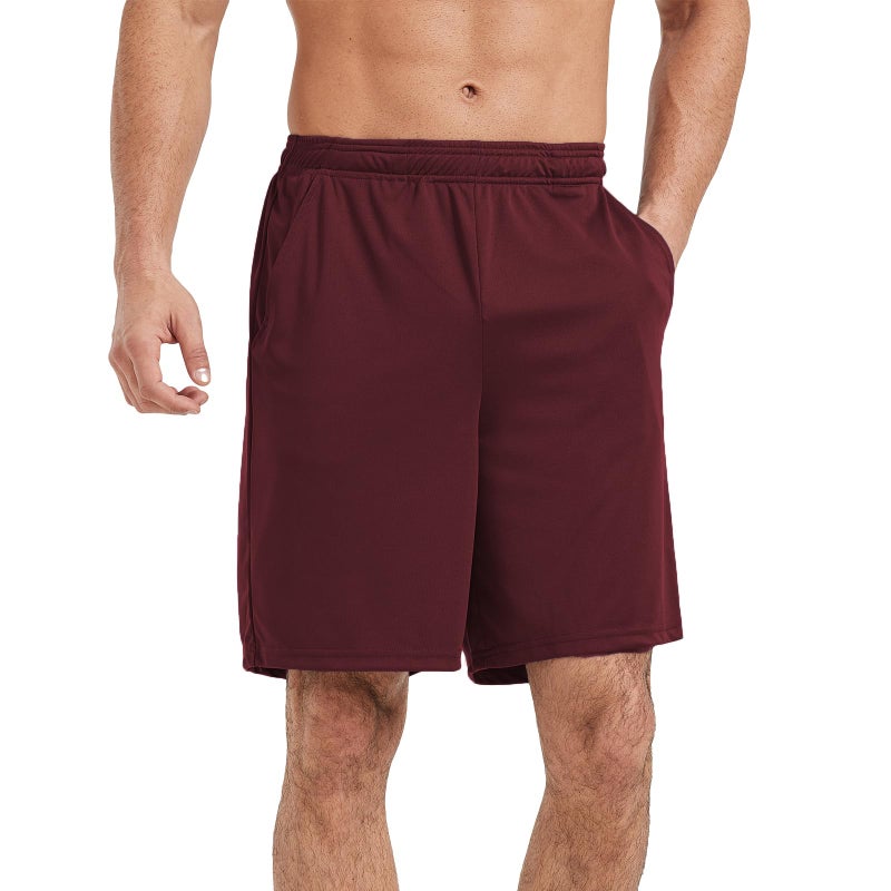 AKAWOOKO 5 Pack Men's Athletic Gym Shorts with Pockets Quick Dry Activewear Workout Running Shorts for Men - Image 3