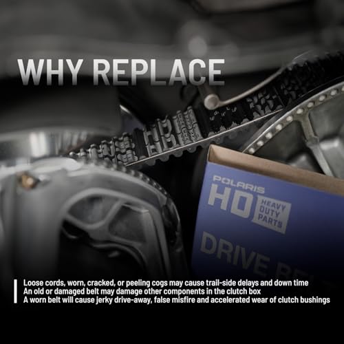 Polaris RANGER Drive Belt, for specific RANGER Diesel and RANGER CREW Diesel models, Genuine OEM, Runs Cooler, No Clutch Recalibration - 3211175 - Image 4