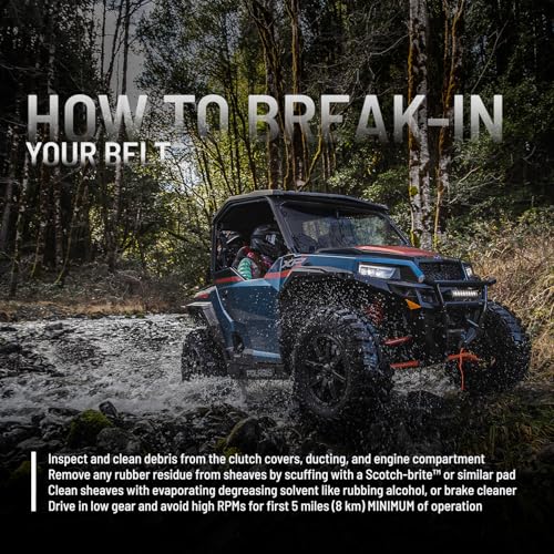 Polaris RANGER Drive Belt, for specific RANGER Diesel and RANGER CREW Diesel models, Genuine OEM, Runs Cooler, No Clutch Recalibration - 3211175 - Image 3