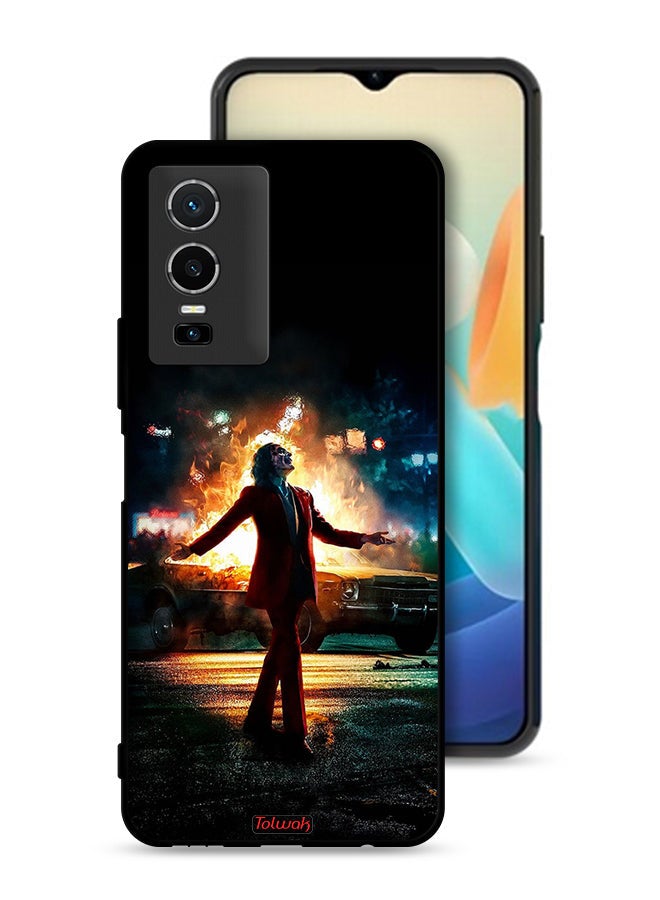 Tolwak Vivo Y76 5G Protective Case Cover Joker Happy Mode - Image 1