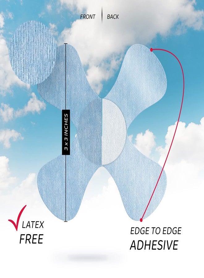 Not Just A Patch Air X-Mini Adhesive Patch for Freestyle Libre 2 (3 Pack) - Water-Resistant, Breathable Sensor Covers - 14-Day Hold CGM Patches - Thin, Strong & Light - Multicolor - Image 2