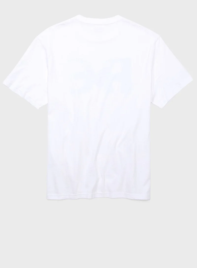 امريكان ايجل Logo Graphic Crew Neck T-Shirt