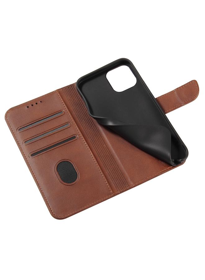 S-TOP Case For iPhone 12 Pro Max Calf Texture Buckle Horizontal Flip Leather Case with Holder & Card Slots & Wallet - Image 5