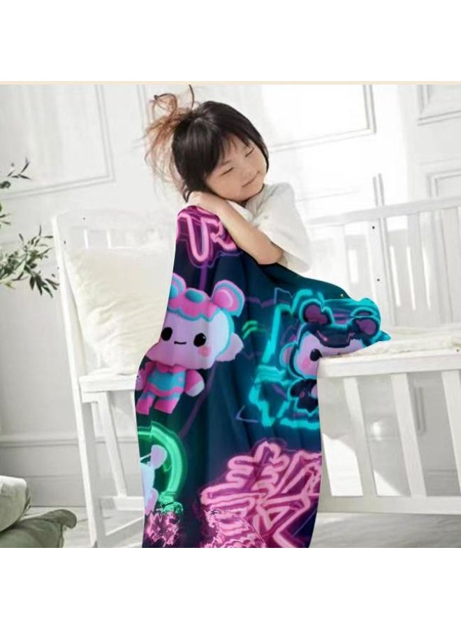 عام بطانية رقيقة من الفانيلا (دافئة ومريحة، ومناسبة للنوم واستخدام الألعاب وإزالة الغبار ومقاومة للرمل) 150 سم * 200 سم - 1 - Image 4