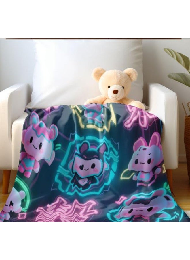 عام بطانية رقيقة من الفانيلا (دافئة ومريحة، ومناسبة للنوم واستخدام الألعاب وإزالة الغبار ومقاومة للرمل) 150 سم * 200 سم - 1 - Image 1