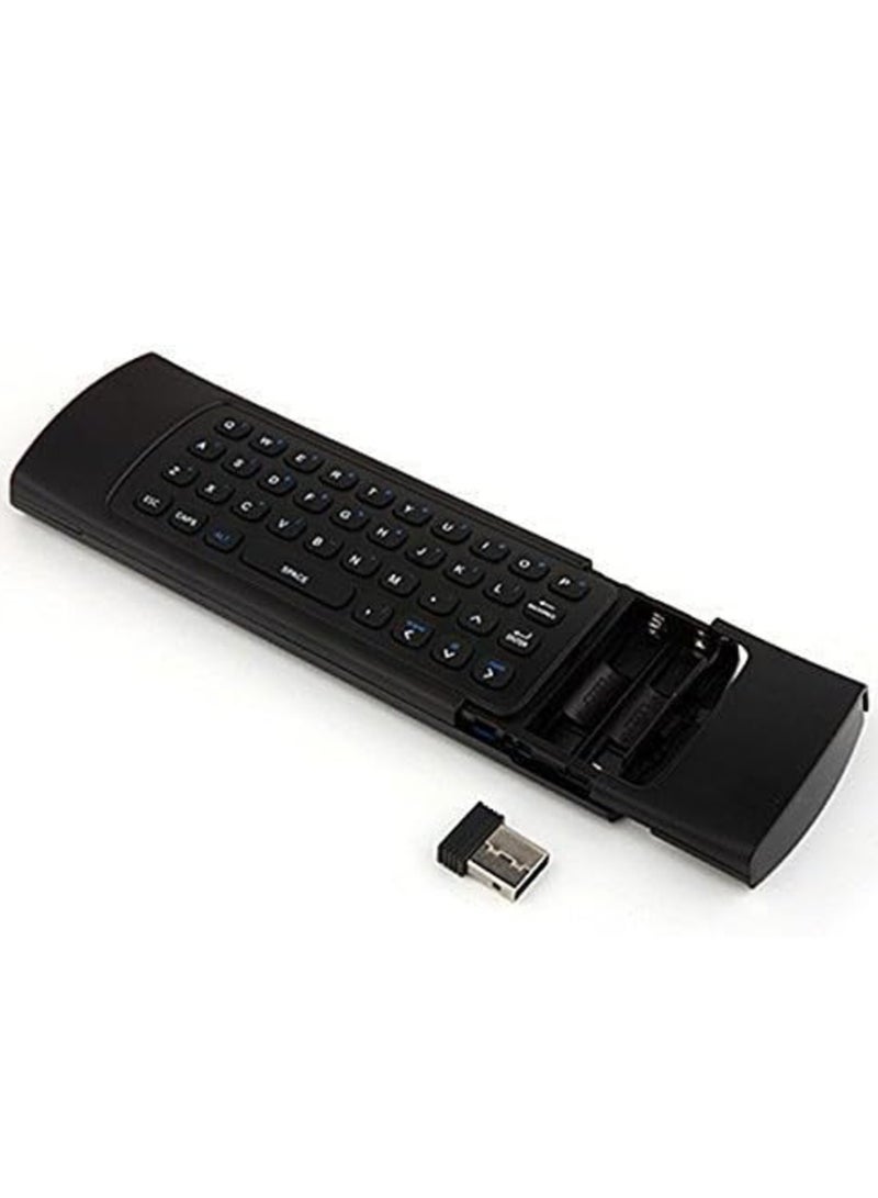 ELTRAZONE MX3 Remote Control 2.4G Keyboard, Mini Wireless Keyboard and Air Mouse, IR Learning Remote Control for Android TV, Raspberry Pi, Mini PC, Google Smart TV with battery - Image 3