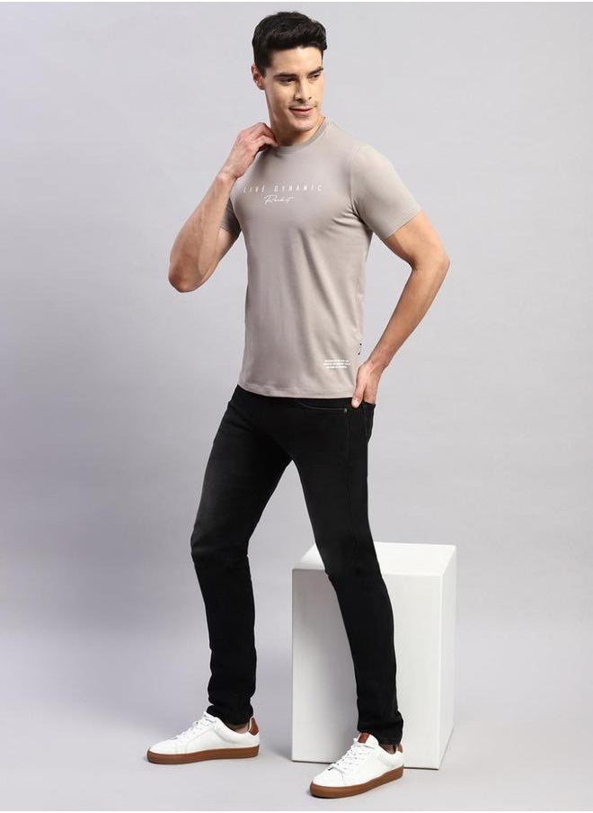 Rock.it - Grey Printed T-Shirt - Casual & Comfortable by Styli - Image 1