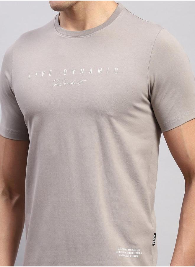 Rock.it - Grey Printed T-Shirt - Casual & Comfortable by Styli - Image 1