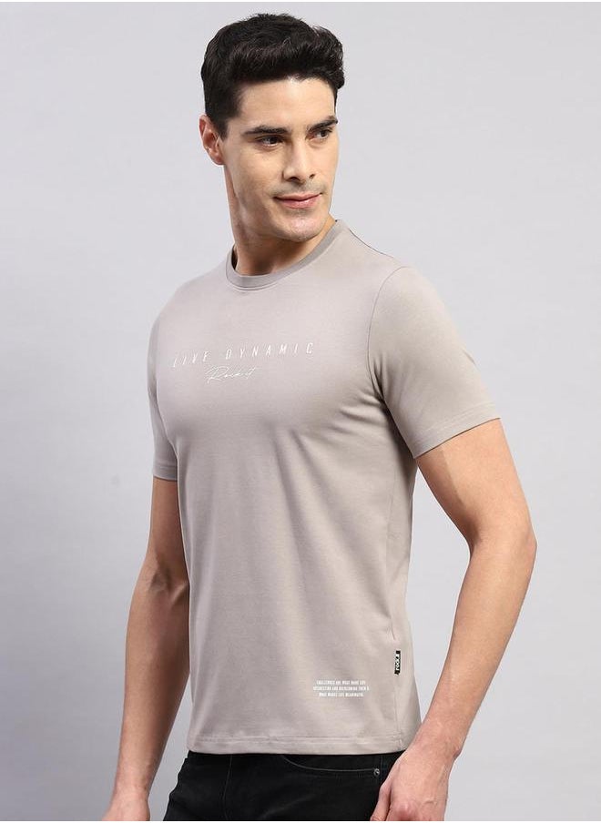 Rock.it - Grey Printed T-Shirt - Casual & Comfortable by Styli - Image 1