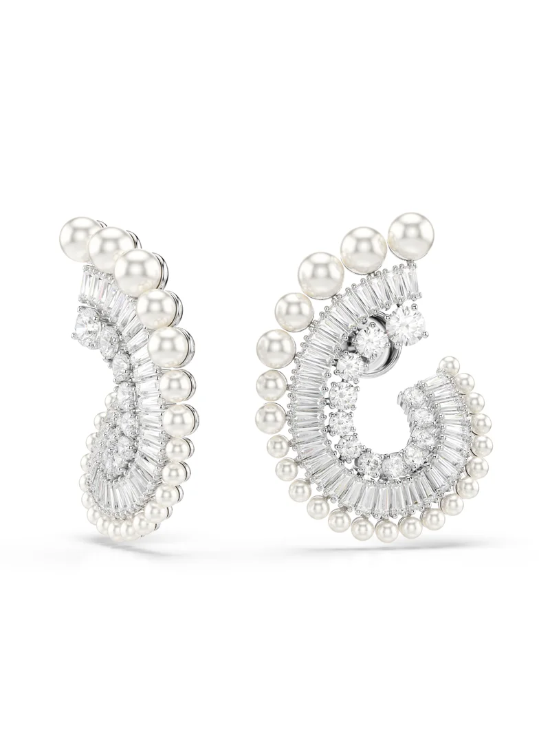 SWAROVSKI Ss25 Capsule:Pe Prl Stud Earrings