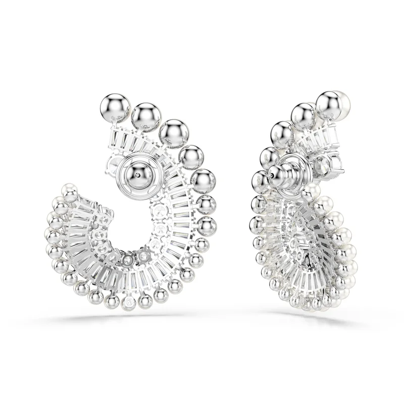 سواروفسكي Ss25 Capsule:Pe Prl Stud Earrings