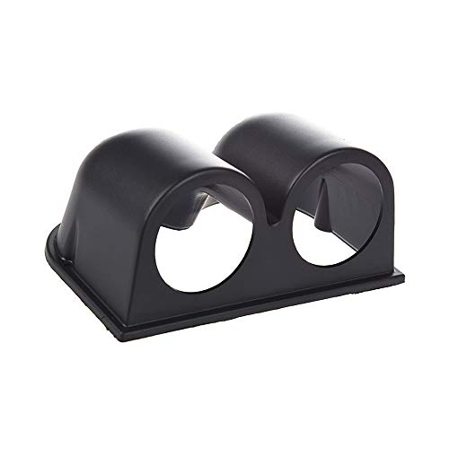 ETOPARS Black 2" 52mm Universal Dual Hole Dash Dashboard Car Gauge Pod Mount Holder ABS - Image 1