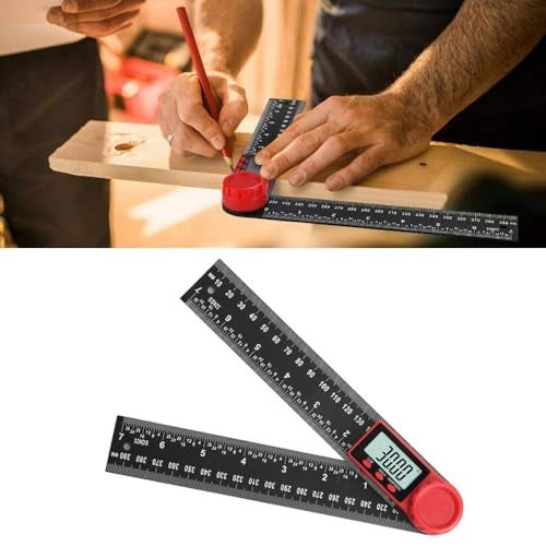 XOYO Digital Angle Finder Protractor 2in1 Angle Finder Ruler | Digital Goniometer with 360° Rotating Angle | 0.01° Precision Angle Meter | LCD Display | Woodworking/Architecture/DIY/Carpentry - Image 1