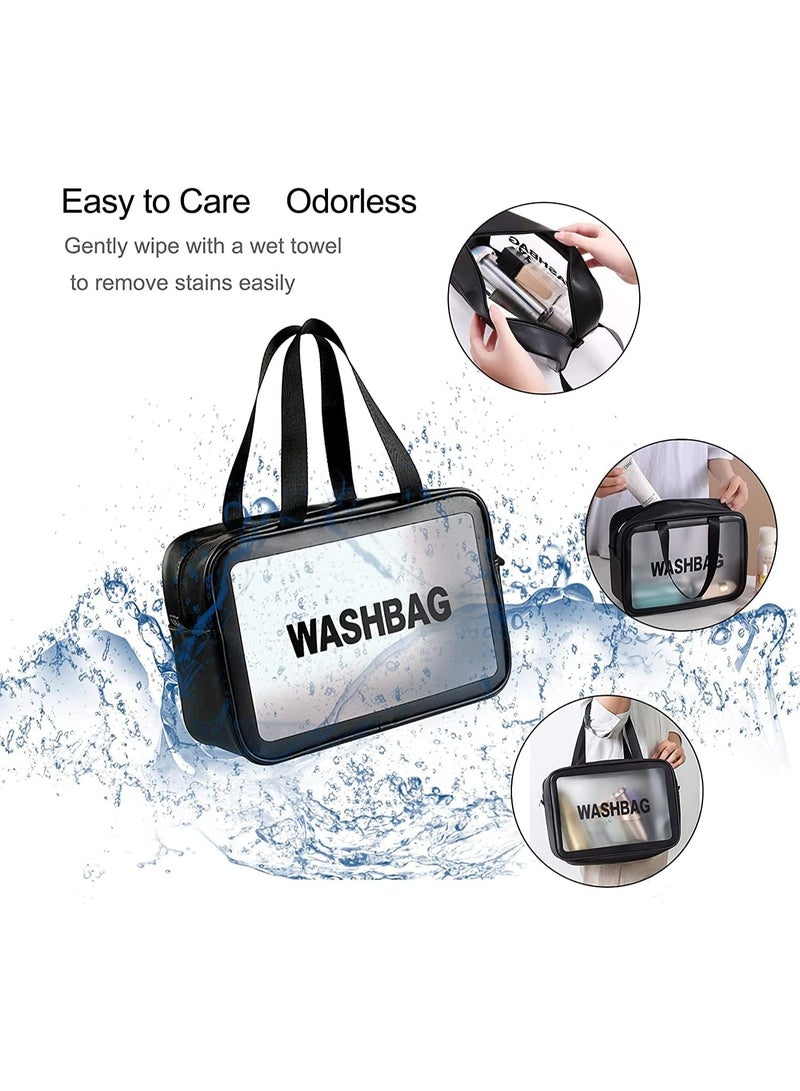 حقيبة مستحضرات التجميل بسحاب منظم للسفر، شنطة مستحضرات تجميل كبيرة للسفر للنساء والرجال ، حقيبة مستحضرات تجميل للسفر، حقيبة تخزين مكياج وعطور، حقيبة مكياج متعددة الاستخدامات، منظم لعطور المكياج وأدوات التجميل للرحلات والتنظيم اليومي، تصميم عملي بسحاب ومقسّمات داخلية للحفاظ على الترتيب، مثالية للمنزل والمكتب والسفر، متعدد الألوان. - Image 1