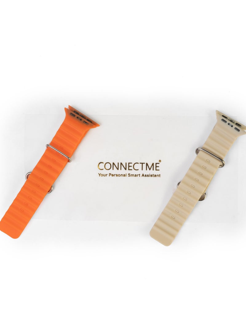 كونكت مي ساعة ذكية ConnectMe S9 Ultra  شاشة عرض Amoled 49 مم، بلوتوث 5.3، 180 مللي أمبير، تطبيق HryFine، مستوى مقاومة الماء IP67، عمر البطارية 7 أيام، أوضاع رياضية احترافية، اختبار الأكسجين والضغط في الدم، مراقب معدل ضربات القلب، مراقبة النوم - Image 5