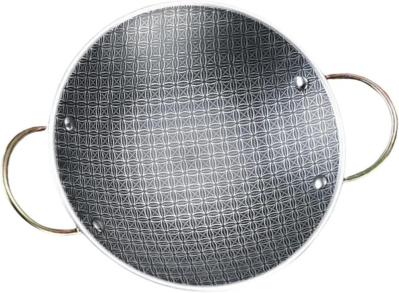 Stainless Steel Double Handle Hot Pot Pan With Anti Scald Handles For Rapid Even Heating - Image 1