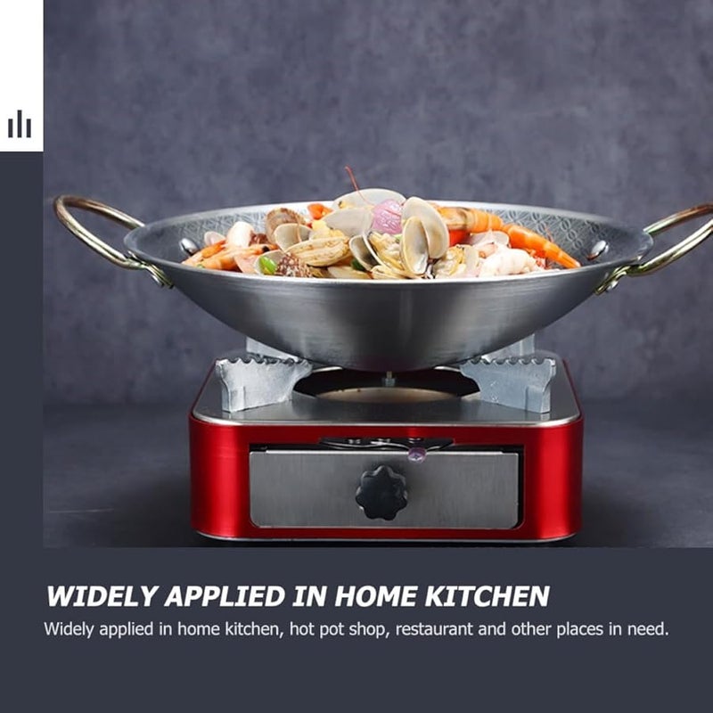 Stainless Steel Double Handle Hot Pot Pan With Anti Scald Handles For Rapid Even Heating - Image 5