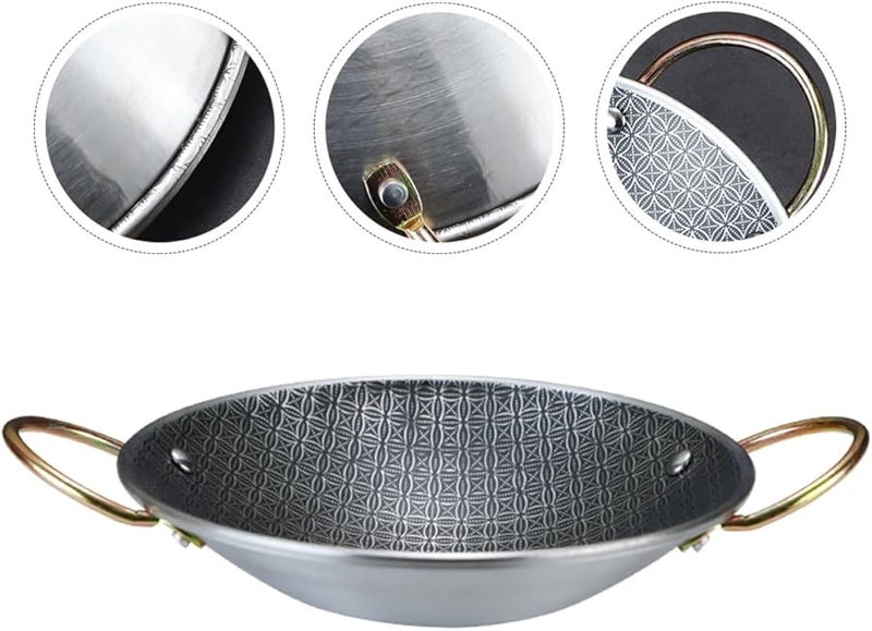 Stainless Steel Double Handle Hot Pot Pan With Anti Scald Handles For Rapid Even Heating - Image 4