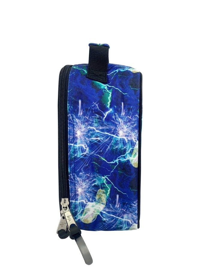 JUST HYPE Insulated Lunch Bag - Multi Lightning Storm - Image 3