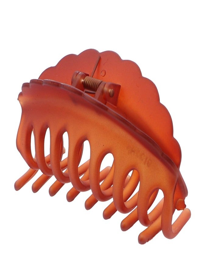 موتيك أكسيسوريز مشبك شعر كبير الحجم مقاس 4 بوصات بلون لؤلؤي للنساء - لون صدأ لؤلؤي - Image 1