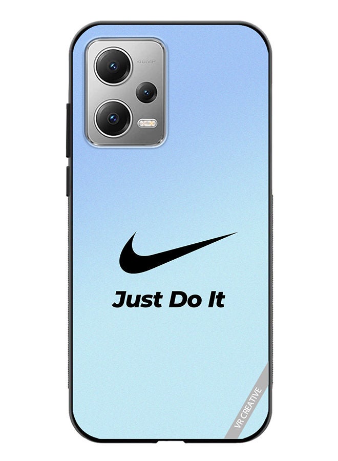 VR CREATIVE Protective Case Cover For Xiaomi Redmi Note 12 Nike Logo Blue Design Multicolour - Image 1