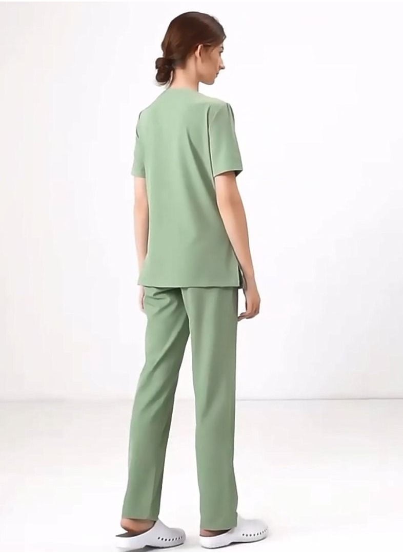 Gasin - Women's Medical Scrubs, Lab Coats, Women's Scrubs, Dentist Uniform, Short Sleeve Scrubbies - Image 1