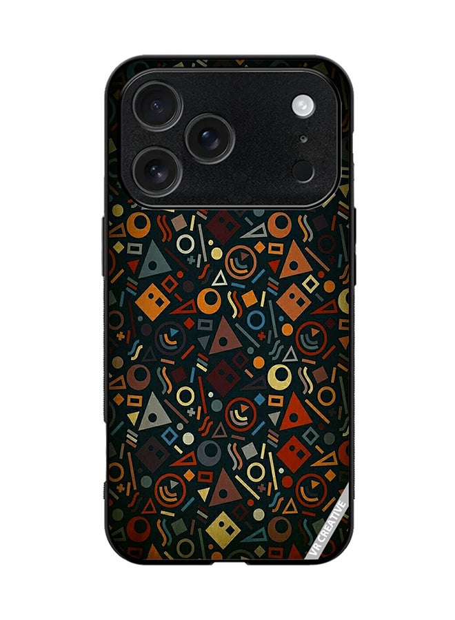 VR CREATIVE Protective Case Cover For Apple iPhone 17 Pro Maxin Pattern Design Multicolour