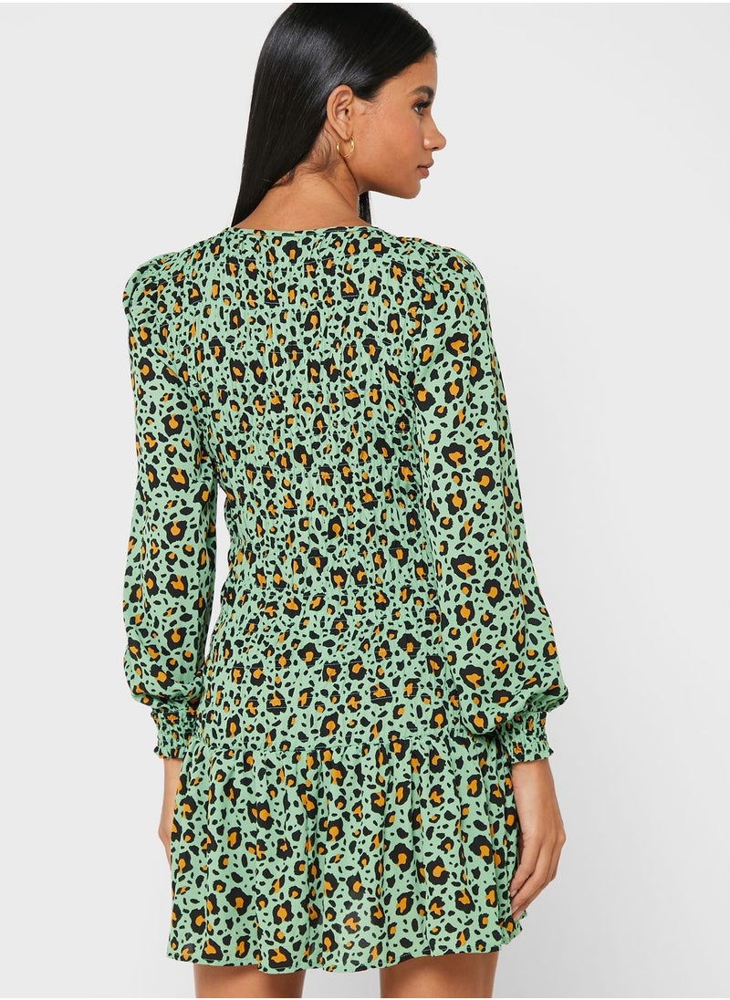 Jacqueline de Yong Leopard Print Dress  - Image 2