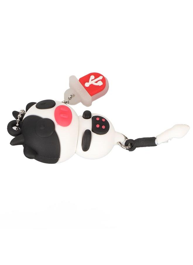Thoraya Creative cartoon cute animal USB flash drive for mobile phone and computer dual-purpose USB flash drive Little Cow 64GB  - Image 5