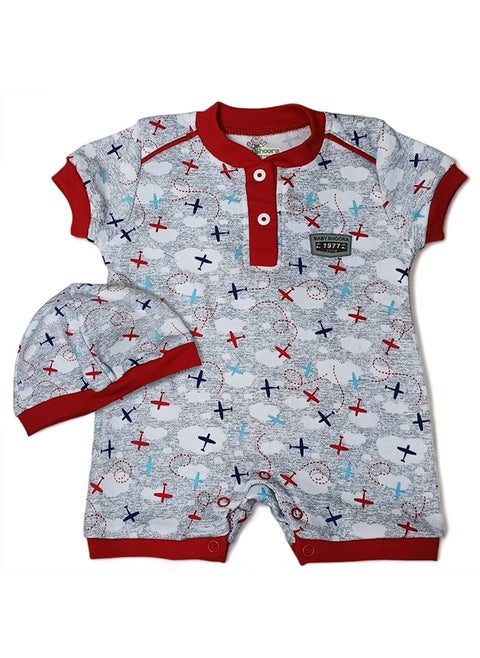 Baby Boys Jumpsuit With beanie