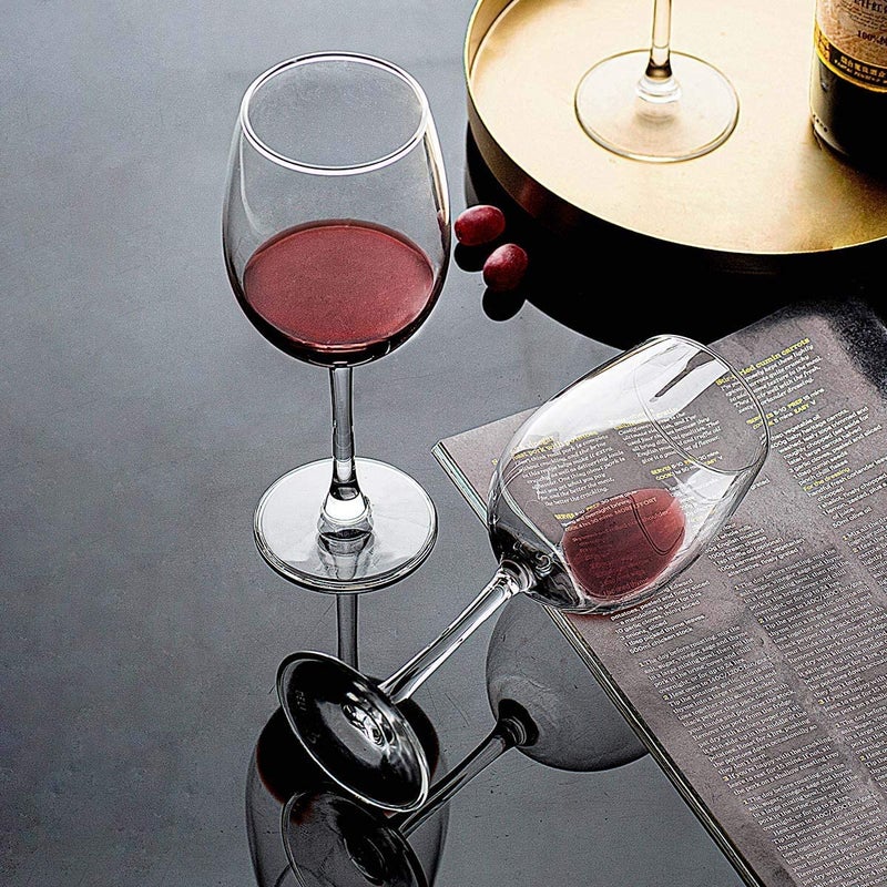 BHTHIM Glassware Wine Glasses 465 ml Red and White Wine Glass Pack of 6 - Image 5