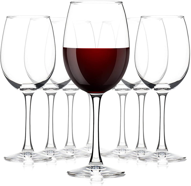 BHTHIM Glassware Wine Glasses 465 ml Red and White Wine Glass Pack of 6 - Image 1