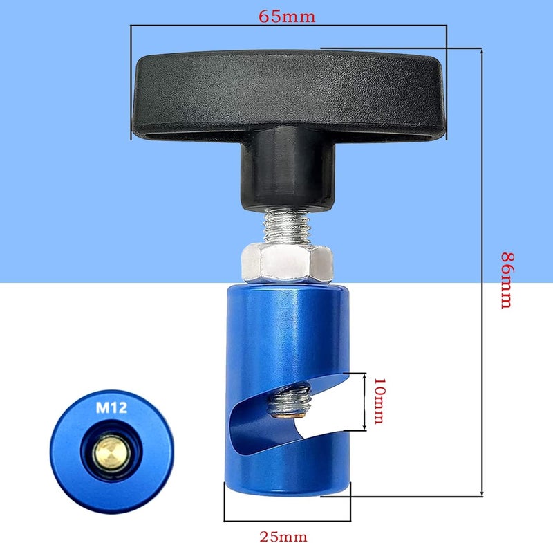ZKTOOL 2PC Lift Support Clamp with Brass Core Protection - 2-in-1 Hood Strut Clamp and Spark Plug Caliper Tool - Image 4