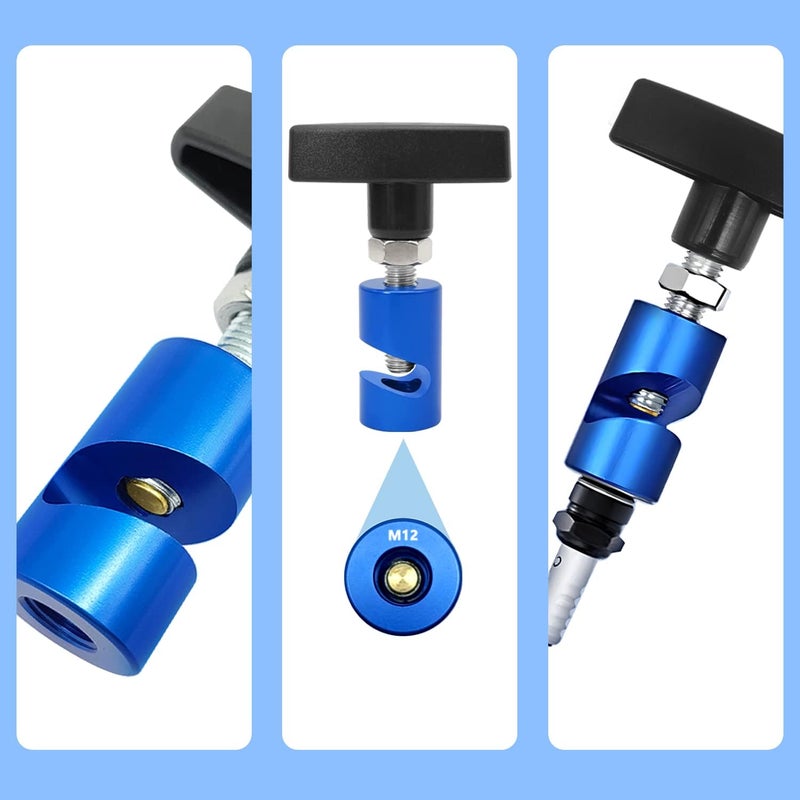 ZKTOOL 2PC Lift Support Clamp with Brass Core Protection - 2-in-1 Hood Strut Clamp and Spark Plug Caliper Tool - Image 3