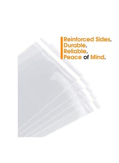 MARKQ 14" X 20" Clear Resealable Poly Mailers Bag, Self-Sealing Plastic Cellophane Bags for Packaging, Clothing, Pants, A4 Documents, Photos  - Image 4