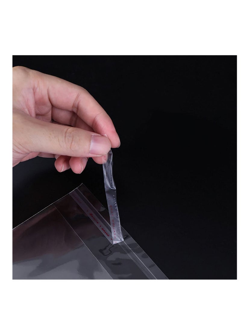 MARKQ 14" X 20" Clear Resealable Poly Mailers Bag, Self-Sealing Plastic Cellophane Bags for Packaging, Clothing, Pants, A4 Documents, Photos  - Image 5
