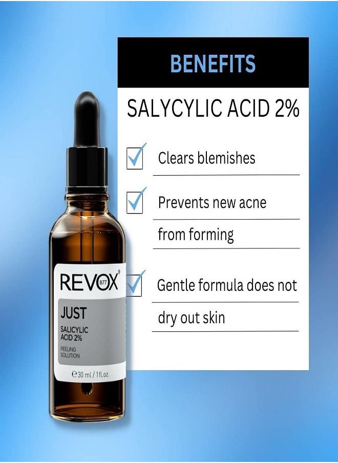 Just Salicylic Acid 2% PEELING SOLUTION 30ml